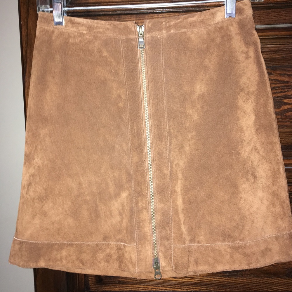 Moda International Suede Mini Skirt